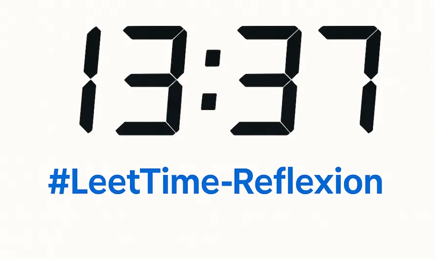 LeetTime-Reflexion: Erfahrung oder Wahrheit?